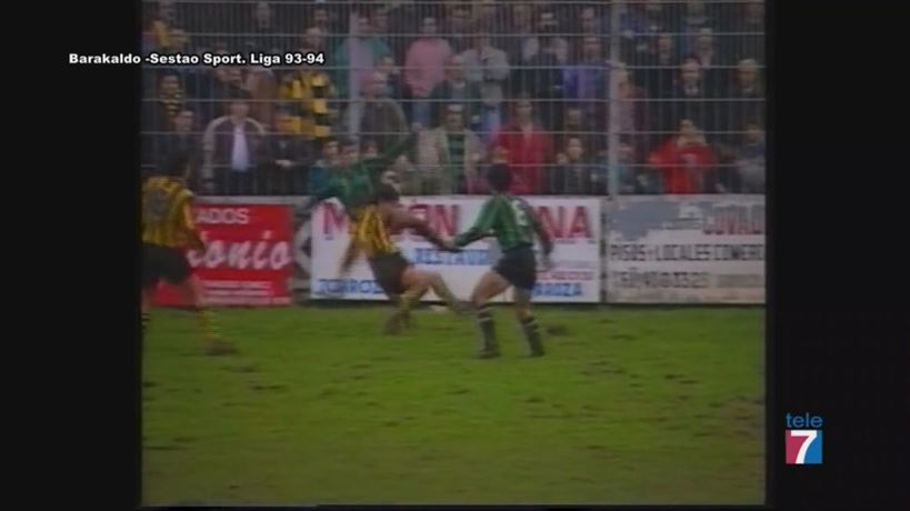 Retransmisión Tele7: Barakaldo CF - Sestao Sport (Liga 1993-94)