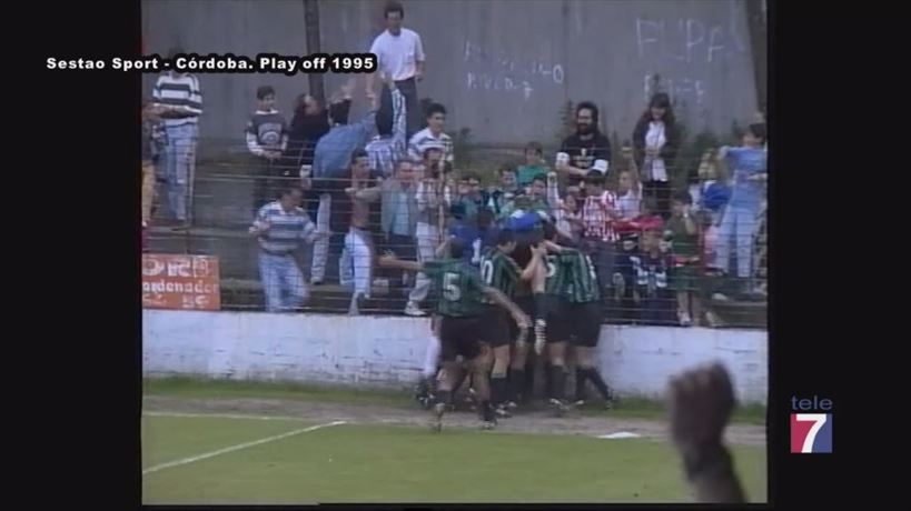 Retransmisión Tele7. Sestao Sport - Córdoba. Play off ascenso 1995.