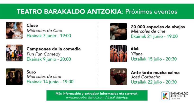 Danza y teatro conforman la programación de junio de Barakaldo Antzokia