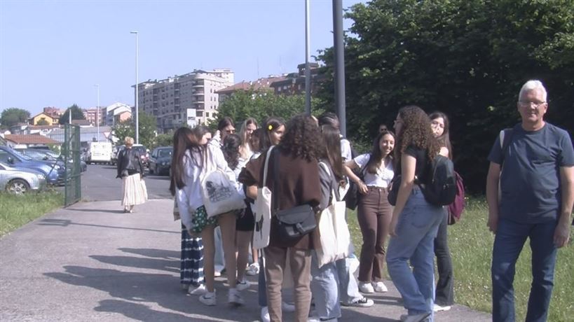 Estudiantes de Polonia, Lituania, Portugal y Turquía visitan Ortuella