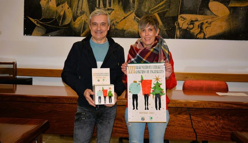 El XXVI Concurso de Escaparates de Navidad de Sestao repartirá 3.700 euros en premios