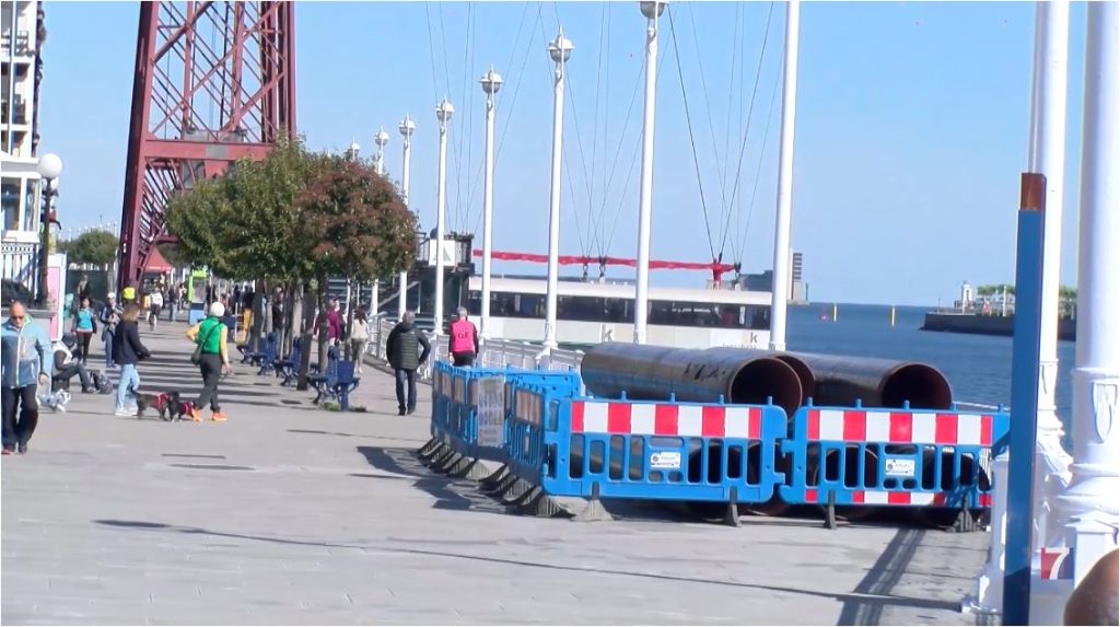 Comienza la construcción del embarcadero turístico de Portugalete