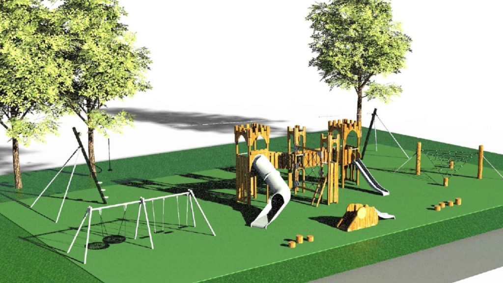Gorostiza contará con un nuevo parque infantil con una tirolina de 25 metros