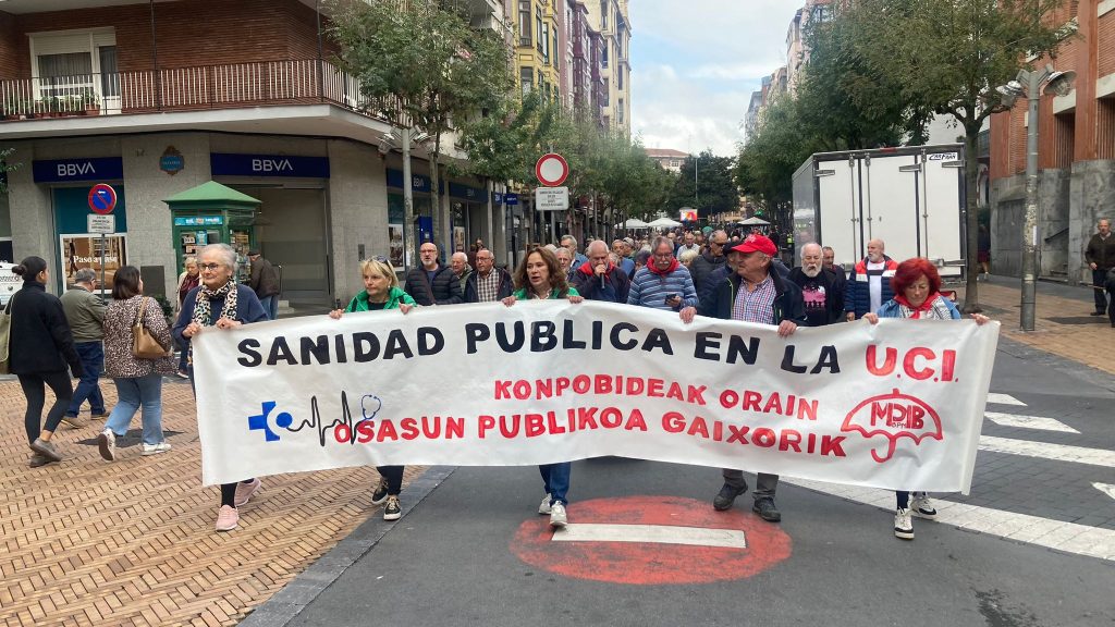 El Movimiento de Pensionistas de Barakaldo cree que el Pacto Vasco por la Salud 