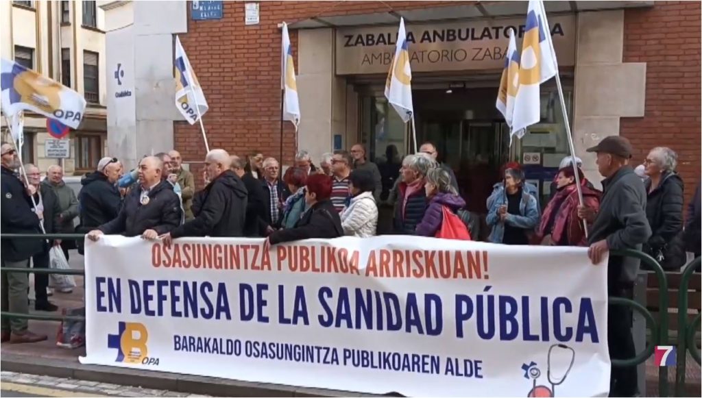 Nueva movilización contra las carencias en los ambulatorios de Barakaldo