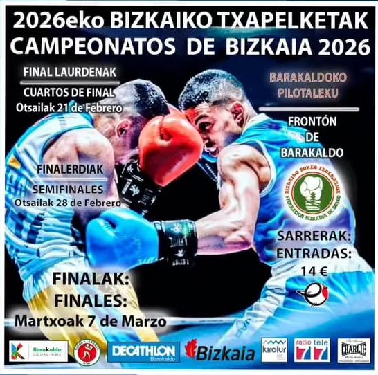 Finales del campeonato de Bizkaia de boxeo