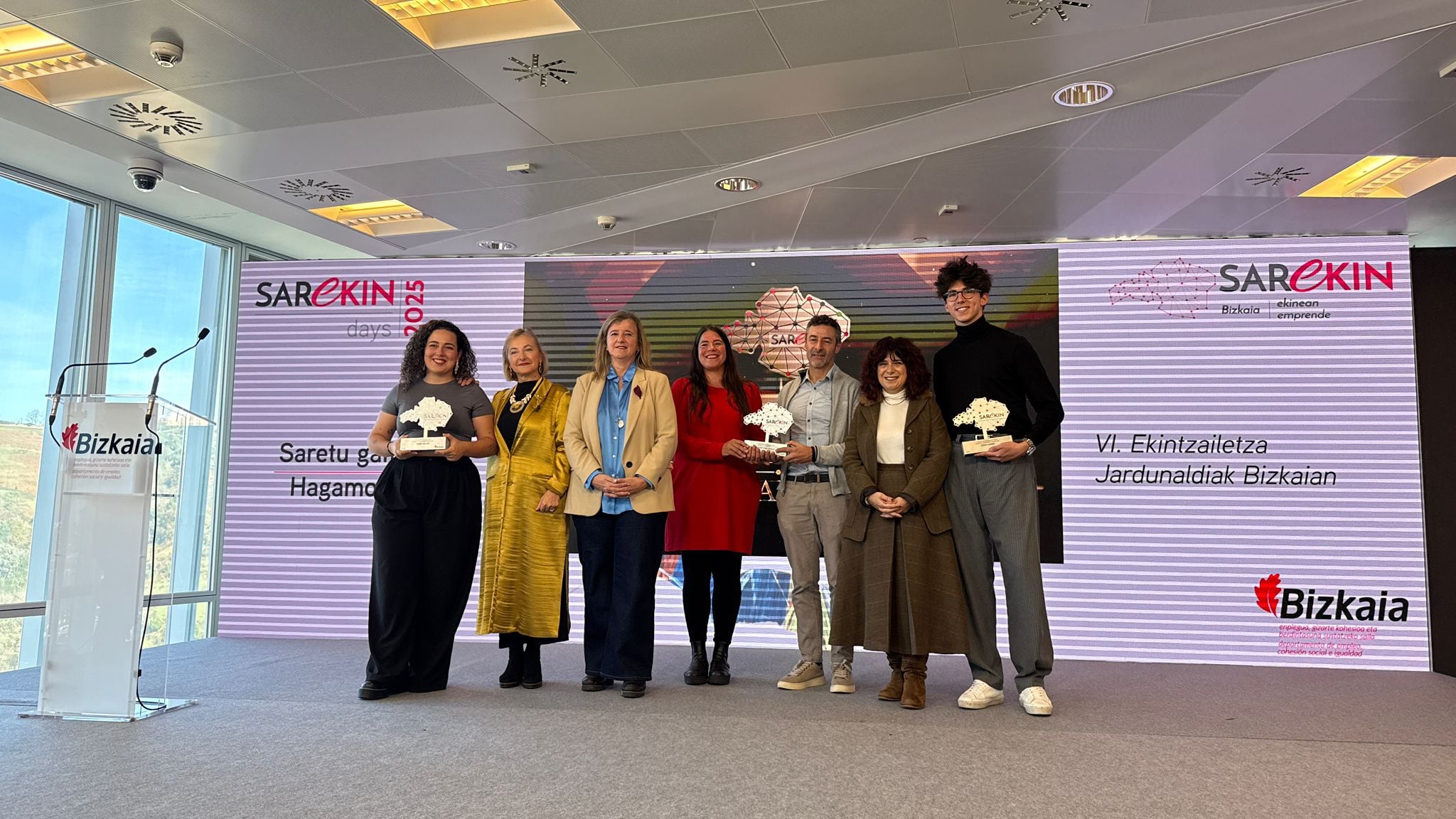 Eder Aurre, Koru Salud y Ecosistema Urbegi galardonados en los Sarekin Days 25 – tele7.tv