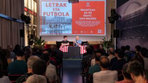 Lander Otaola y Aitor Lagunas en 'Letras y fúbtol'
