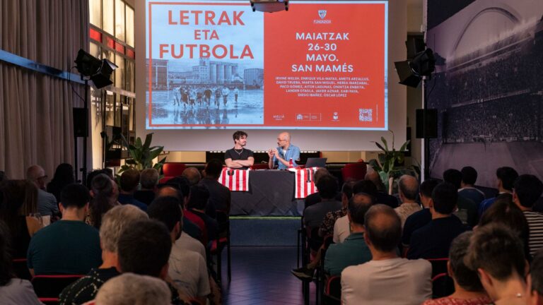 Lander Otaola y Aitor Lagunas en 'Letras y fúbtol'