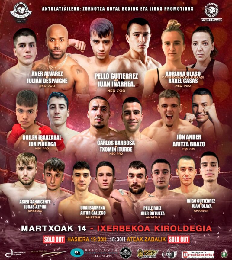 Cartel Boxeo Eguna Zornotza