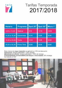 tarifas tele7 2014